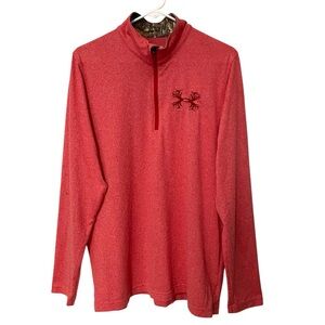 Under Armour x Realtree Xtra Deer Antler Logo Pullover 1/4 Zip Sweater // L